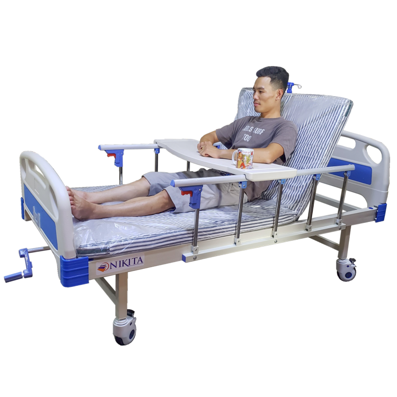 Giường y tế 1 tay quay Nikita NKT-DCN01