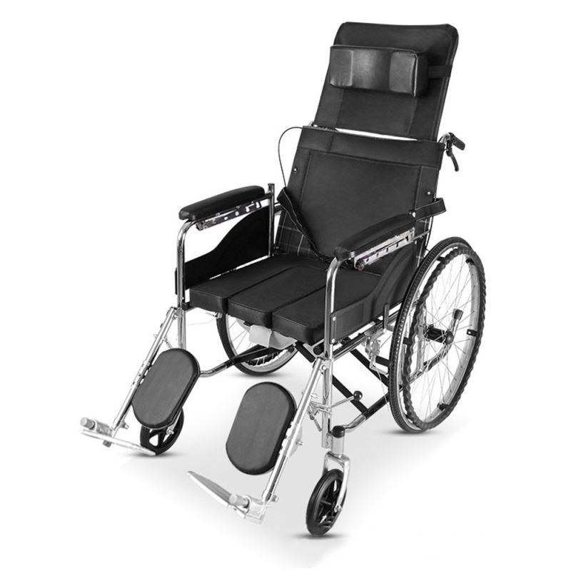 Xe lăn tay ngả giường có bô Nikita N213-1