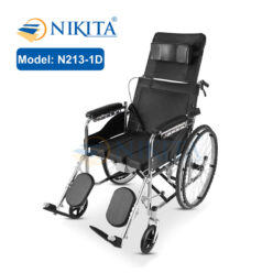 Xe lăn tay ngả giường có bô Nikita N213-1