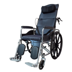 Xe lăn tay ngả giường bằng pittong có lót nệm N216-3PTX