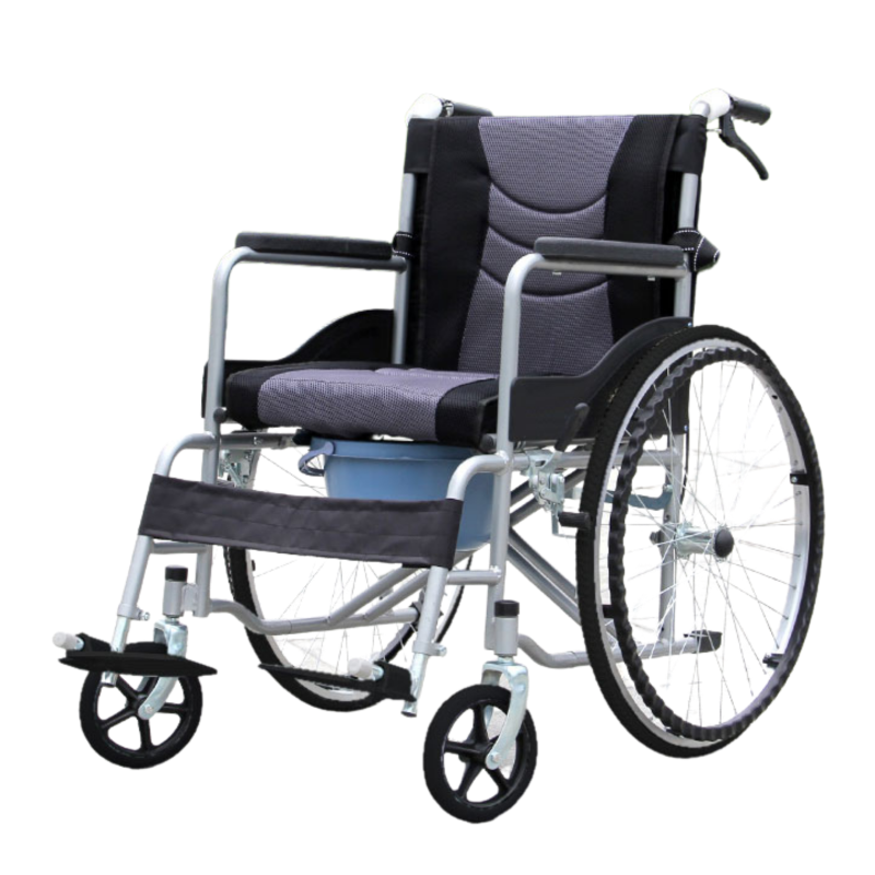 Xe lăn có bô vệ sinh Nikita S213-3+D