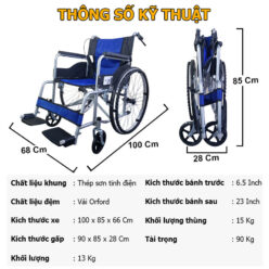 Xe lăn cho người khuyết tật Nikita S213-2