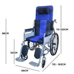 Xe lăn điều dưỡng đa năng Nikita S-216-1DX