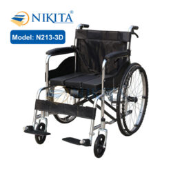 Xe lăn tay có bô vệ sinh Nikita N213-3