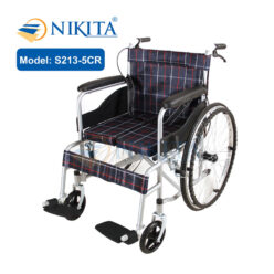 Xe lăn tay có nệm Nikita S213-5CR